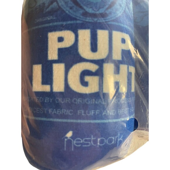 Beer Can Dog Toys 6 Pack Pup Light Novelty Puppy Dog Plush Toy Set New - Picture 5 of 5